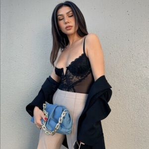 Sheer Lace Bodysuit 🖤